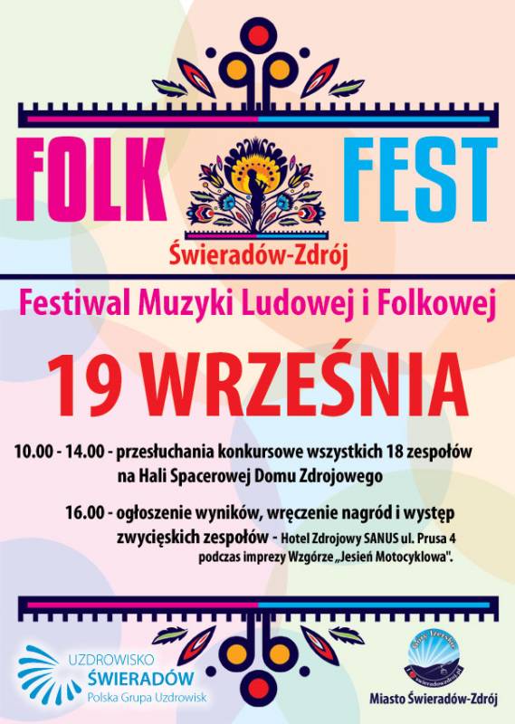 II EDYCJA Festiwalu FOLK FEST Świeradów-Zdrój 2015