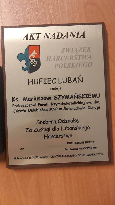 ŚWIATEŁKO BETLEJEMSKIE w ŚWIERADOWIE-ZDROJU - 18.12.2022 r.