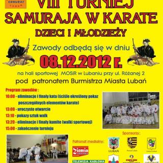 08.12. - Turniej Samuraja w Karate - Lubań                                                                                      