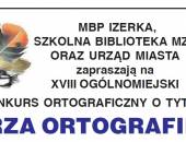 MISTRZ ORTOGRAFII - KONKURS