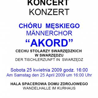 25.04.2009 - Koncert Chóru &quot;AKORD&quot;