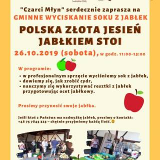IZERSKI SAD i II WYCISKANIE JABŁEK - 26.10.2019 r.