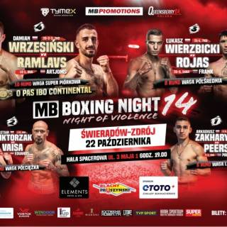 MB BOXING NIGHT 14: NIGHT OF VIOLENCE Świeradów-Zdrój