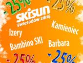 25 procent zniżki na narty w Swieradowie !!!