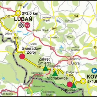 21.05.  - Bałtyk - Karkonosze Tour - czasowe wyłączenie ulic
