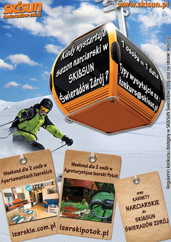 Wytypuj datę rozpoczęcia sezonu narciarskiego w Ośrodku SKI&SUN Świeradów Zdrój!