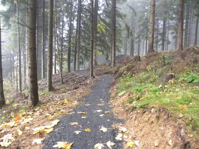 Tschechisch-polnische Trails Pod Smrkem im Isergebirge-2.Etappe