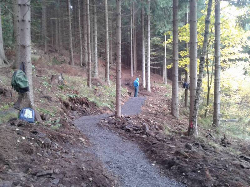  The Czech-Polish Bike Tracks at the Foot of Mount Smrek (Czech: Smrk) – second phase 