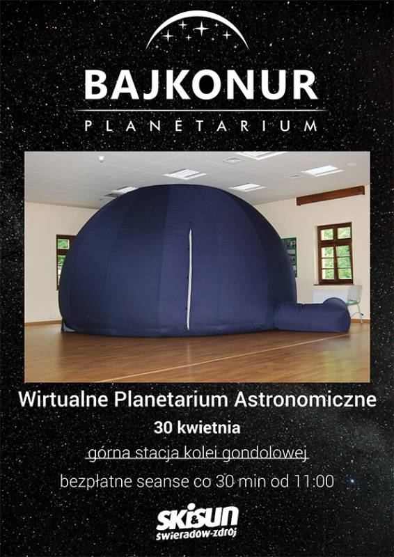 wirtualne planetarium astronomiczne w Ski Sun