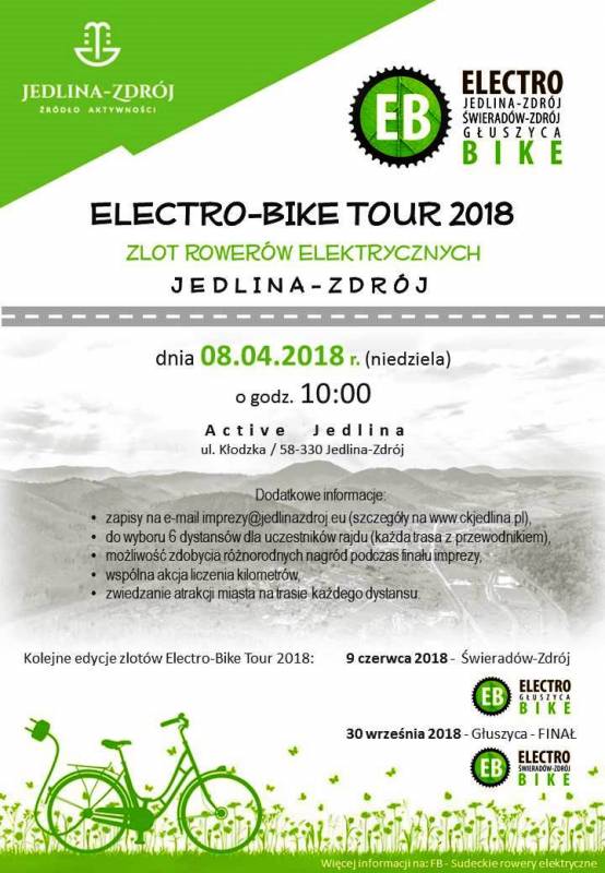 ELECTRO-BIKE TOUR 2018 - Jedlina-Zdrój (I Zlot)
