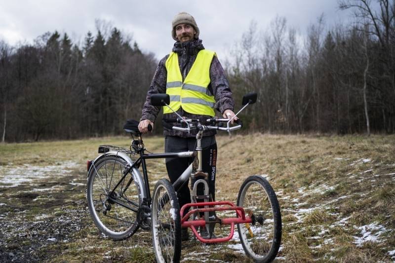 Misja rowerowa z Gór Izerskich na Mazury - wspieramy Marcina Moroza
