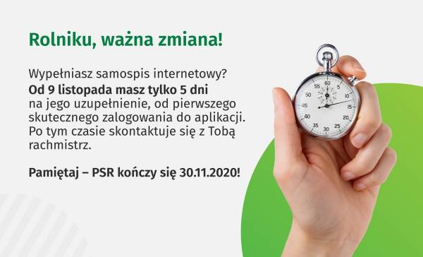 POWSZECHNY SPIS ROLNY 2020 - WAŻNA INFORMACJA