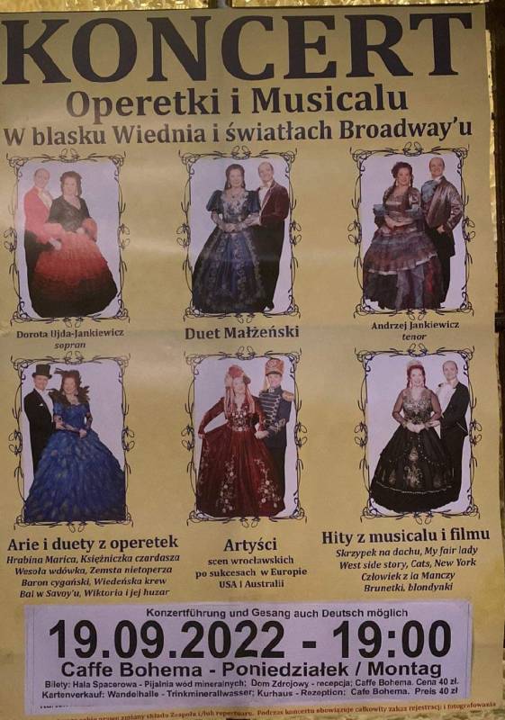 Koncert operetki i musicalu: W blasku Wiednia i światłach Broadway'u