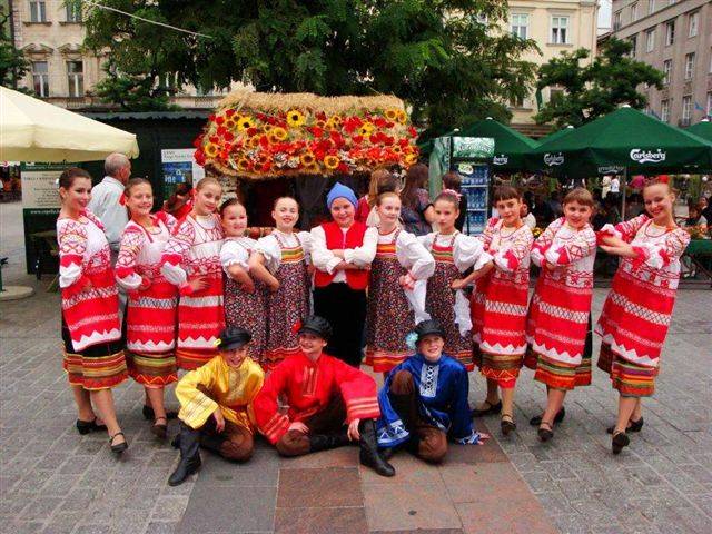 Występ Rosyjskich zespołów tanecznych