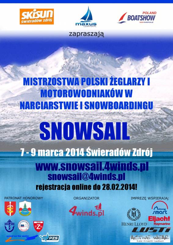 SNOWSAIL 2014 - Mistrzostwa Polski Żeglarzy i Motorowodniaków w Narciarstwie i Snowboardingu