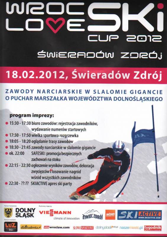 Dyskoteka i zawody narciarskie WrocLOVEski CUP 2012