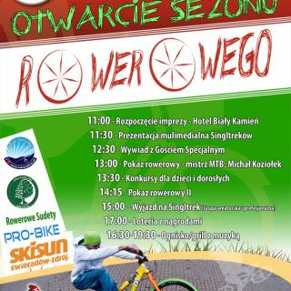 31.05. - otwarcie SEZONU ROWEROWEGO w Hotelu Biały Kamień                                                                       