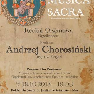 19.10. - Koncert FINAŁOWY - Pro Musica Sakra                                                                                    