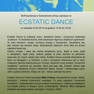 23.02. - Ecstatic dance w BioRezydencj