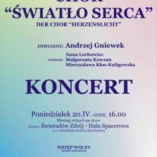 Koncert Chóru &quot;Światło Serca&quot;                                                                                                   