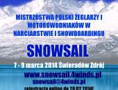 SNOWSAIL 2014 - Mistrzostwa Polski Żeglarzy i Motorowodniaków w Narciarstwie i Snowboardingu                                    