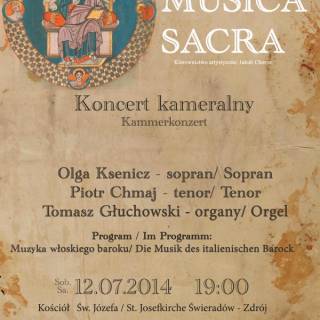 12.07. Koncert Kameralny Pro Musica Sakra