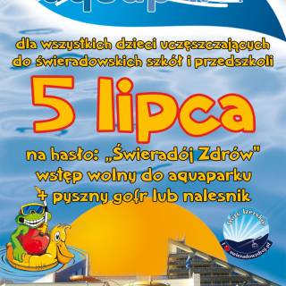 5.07.  - Miasto zaprasza dzieci do aquaparku
