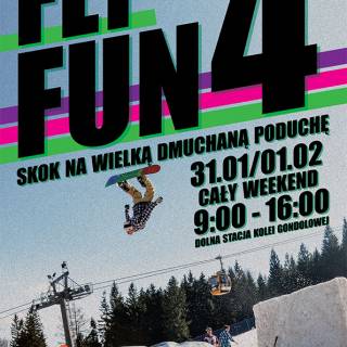 FLY4FUN Skok na Wielką Dmuchaną Poduchę 