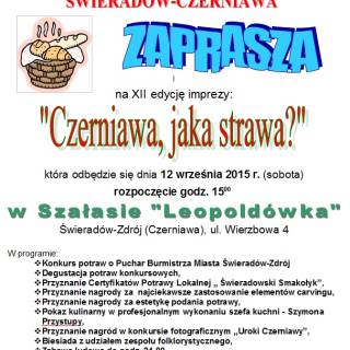 Czerniawa jaka strawa