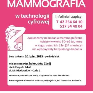 Badania mammograficzne