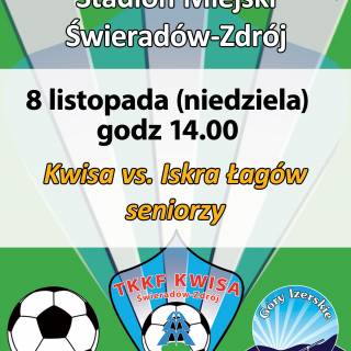 MECZ SENIORÓW KWISA VS. ISKRA ŁAGÓW