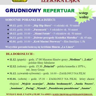 GRUDNIOWY REPERTUAR IZERSKIEJ ŁĄKI