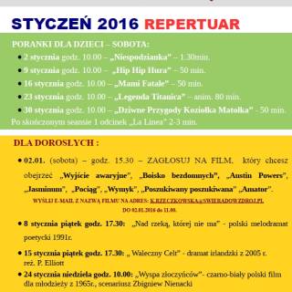 Repertuar na styczeń 2016 r.