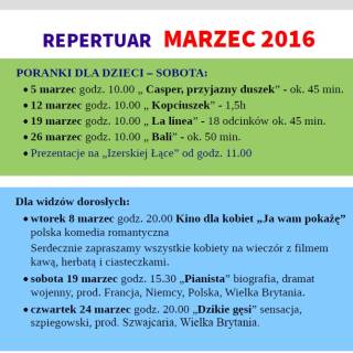 REPERTUAR MARZEC 2016