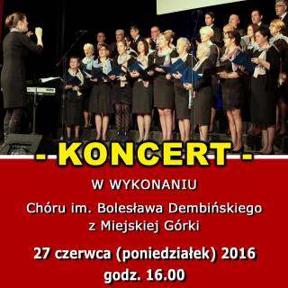 Koncert Chóru im. Bolesława Dembińskiego