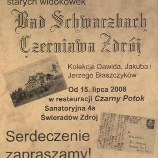 WYSTAWA starych widokówek z Czerniawy-Zdroju                                                                                    