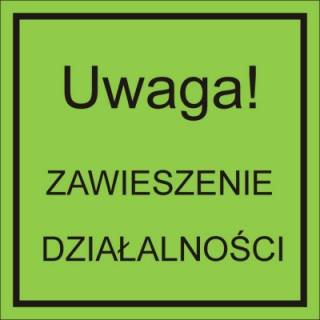 ZMIANY W DZIAŁALNOŚCI GOSPODARCZEJ