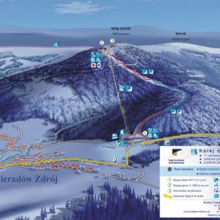 Winterpanorama der Gondelbahn                                                                                                   