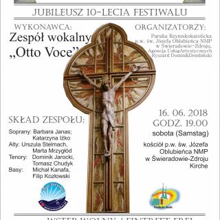 KONCERT ZESPOŁU WOKALNEGO &quot;OTTO VOCE&quot;