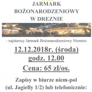 WYJAZD NA JARMARKI BOŻONARODZENIOWE - WROCŁAW i DREZNO