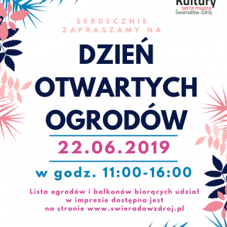 DNI OTWARTYCH OGRODÓW - Świeradów-Zdrój 2019