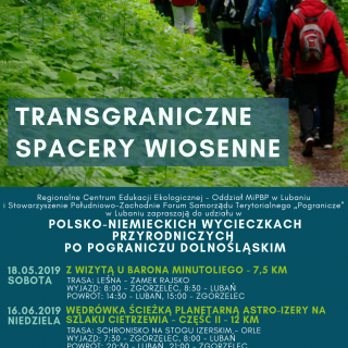 TRANSGRANICZNE SPACERY WIOSENNE