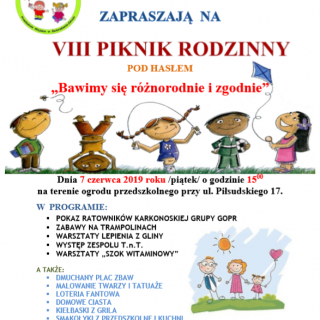 VIII PIKNIK RODZINNY W PRZEDSZKOLU