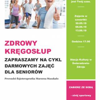 ĆWICZENIA DLA SENIORÓW- ZDROWY KRĘGOSŁUP