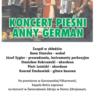 KONCERT PIEŚNI ANNY GERMAN