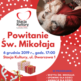 POWITANIE ŚW. MIKOŁAJA NA STACJI KULTURY