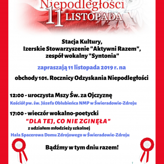 OBCHODY DNIA NIEPODLEGŁOŚCI - 11.11.2019