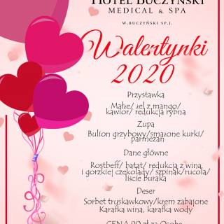 WALENTYNKI W HOTELU BUCZYŃSKI MEDICAL &amp; SPA