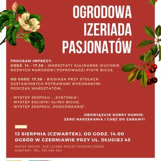 OGRODOWA IZERIADA PASJONATÓW