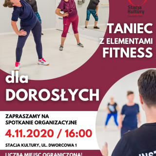 ZAJĘCIA ORGANIZACYJNE: TANIEC Z ELEMENTAMI FITNESS DLA DOROSŁYCH